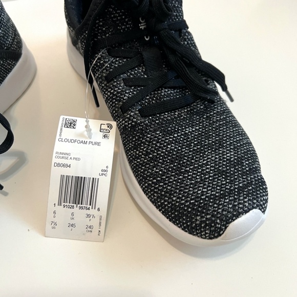 New adidas Women's Cloudfoam Pure Running Shoe - Size 7 1/2 - Picture 10 of 13